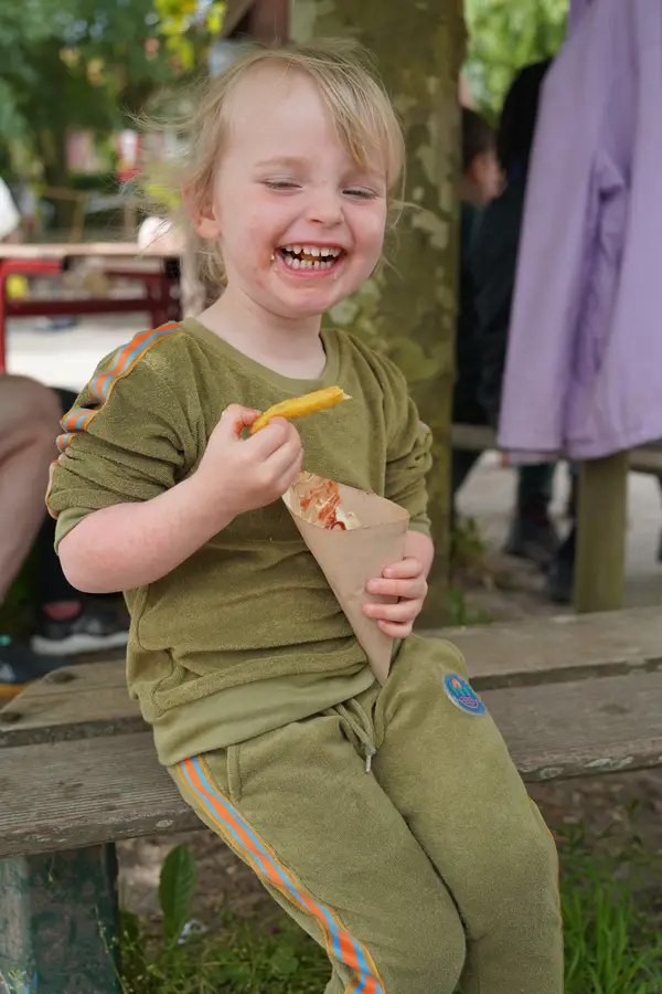 Frietkraam op een evenement