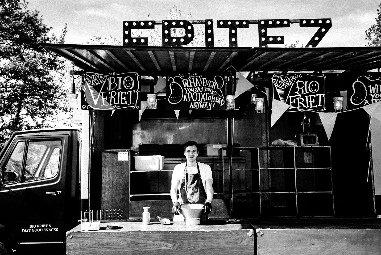 Frietkar huren op locatie